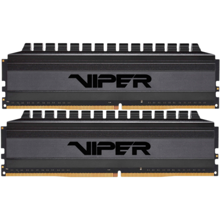 Модуль памяти DIMM 32Gb 2х16Gb DDR4 PC25600 3200MHz PATRIOT Viper 4 Blackout (PVB432G320C6K)