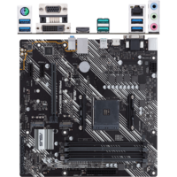 Материнская плата ASUS Prime B550M-K B550 Socket AM4 4xDDR4, 4xSATA3, RAID, 2xM.2, 1xPCI-E16x, 6xUSB3.2, D-Sub, DVI-D, HDMI, Glan, mATX