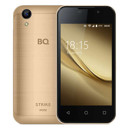 Смартфон BQ Mobile BQ-4072 Strike Mini Gold