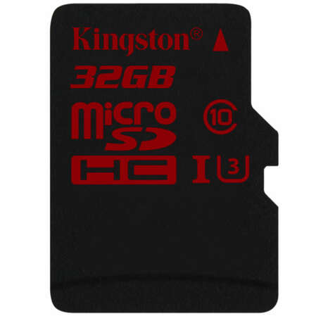 Micro SecureDigital 32Gb Kingston SDHC UHS-1 U3 class 10 (SDCA3/32GBSP) 