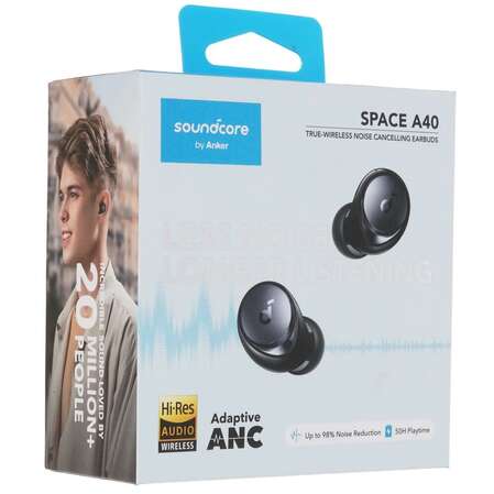 Bluetooth гарнитура Anker Soundcore Space A40 Black