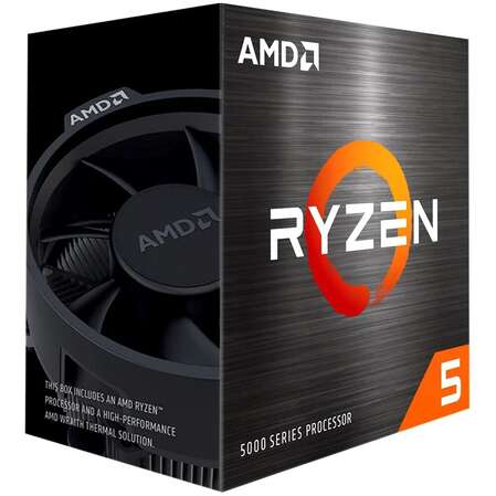 Процессор AMD Ryzen 5 5600 3,5ГГц, (Turbo 4.4ГГц), 6-ядерный, L3 32МБ, Сокет AM4, BOX