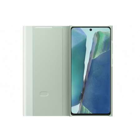 Чехол для Samsung Galaxy Note 20 SM-N980 Smart Clear View Cover мятный