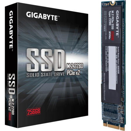Внутренний SSD-накопитель 256Gb Gigabyte GP-GSM2NE8256GNTD M.2 2280 PCI-E 3.0 x2