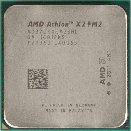 Процессор AMD Athlon X2 370, 4.2ГГц, Сокет FM2, OEM, AD370KOKA23HL