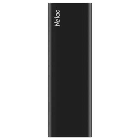 Внешний SSD-накопитель 500Gb Netac NT01ZSLIM-500G-32BK USB-C черный