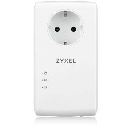 PowerLine Zyxel PLA5456, AV2000, 2xGbLAN с розеткой (2шт.)