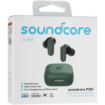 Bluetooth гарнитура Anker Soundcore P30i Green