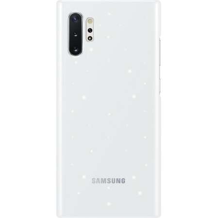 Чехол для Samsung Galaxy Note 10+ (2019) SM-N975 LED Cover белый