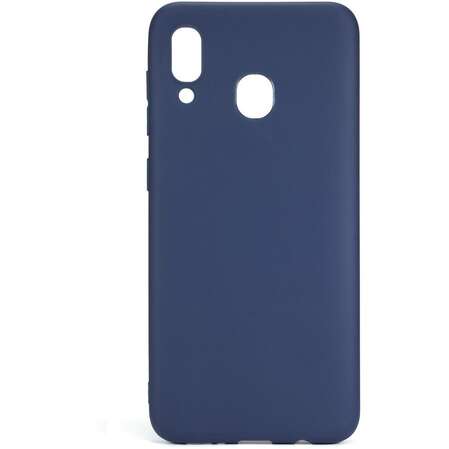Чехол для Samsung Galaxy A20 (2019) SM-A205\A30 (2019) SM-A305 Zibelino Soft Matte синий