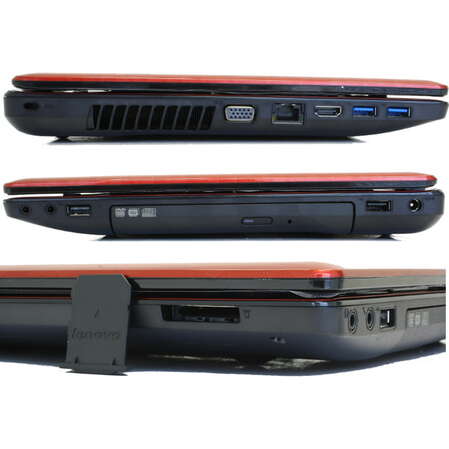 Ноутбук Lenovo IdeaPad Z580 i3-2370M/4Gb/500Gb/GT630 2G/15.6"/Wifi/BT/Cam/Win7 HB64 red