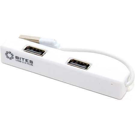 4-port USB2.0 Hub 5bites HB24-204WH Белый