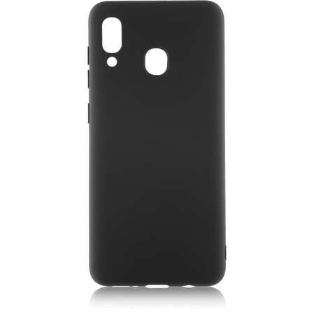 Чехол для Samsung Galaxy A20 (2019) SM-A205 Brosco Colourful, накладка, черный