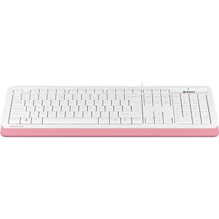 Клавиатура A4Tech Fstyler FK10 White/Pink