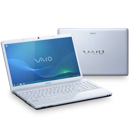 Ноутбук Sony VPC-EB4E1R/WI P6200/3G/500/HD5470/DVD/15.5"/Win7 HB64 silver/white