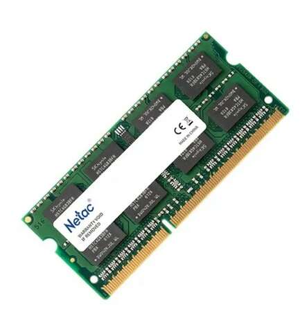 Модуль памяти SO-DIMM DDR3L 4Gb PC12800 1600Mhz Netac 