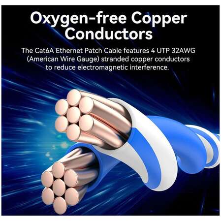 Патч-корд UTP 0.5м Vention (IBOBD) категория 6a черный угловой