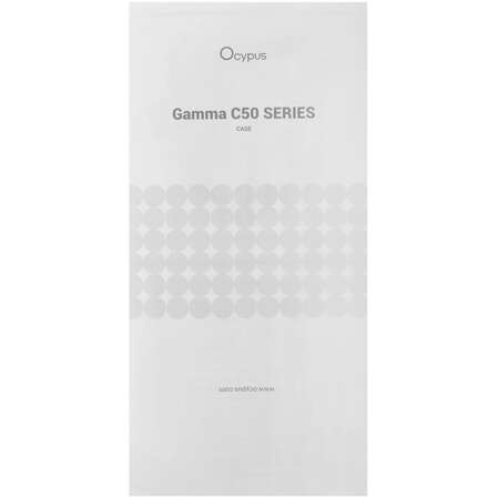 Корпус MicroATX Miditower Ocypus Gamma C50 WH White