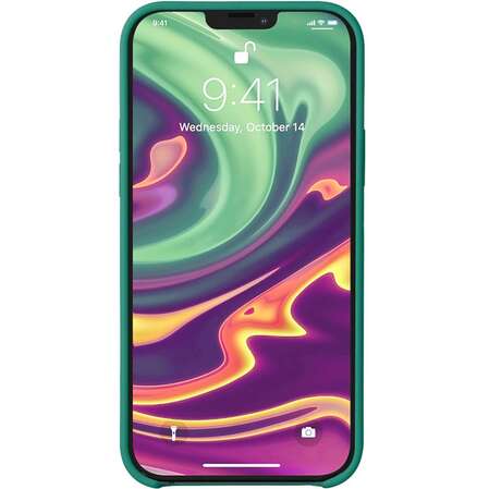 Чехол для Apple iPhone 12\12 Pro Deppa Liquid Silicone зеленый