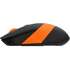 Мышь беспроводная A4Tech Fstyler FG10S Black/Orange silent Wireless