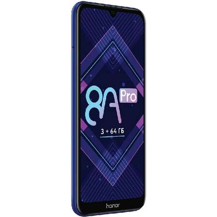 Смартфон Honor 8A Pro Blue