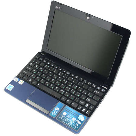 Нетбук Asus EEE PC 1015PED N455/2G/250G/WiFi/BT/5600mAh/10,1"/Win7 Starter Blue (1D)
