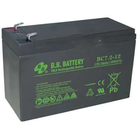 Батарея BB BC 7.2-12 , 12V 7.2Ah