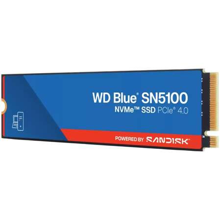 Внутренний SSD-накопитель 2000Gb Western Digital Blue SN5100 (WDS200T5B0E) M.2 2280 PCIe NVMe 4.0 x4