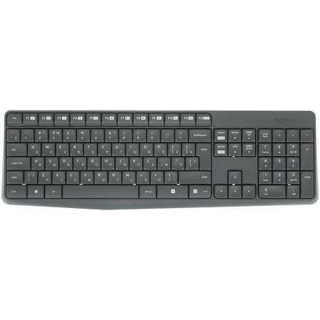 Клавиатура+мышь Logitech Wireless Combo MK235 Black