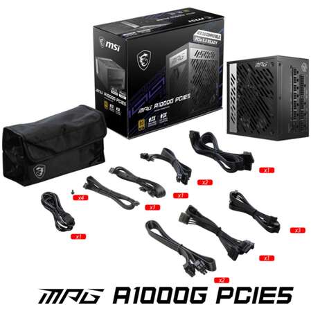 Блок питания 1000W MSI MPG A1000G PCIE5