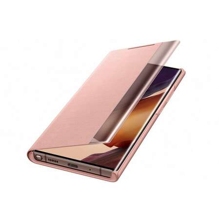 Чехол для Samsung Galaxy Note 20 Ultra SM-N985 Smart Clear View Cover бронзовый