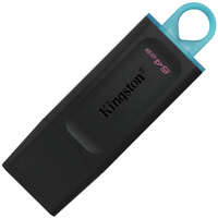USB Flash накопитель 64GB Kingston DataTraveler Exodia (DTX/64GB) USB 3.0 Черный