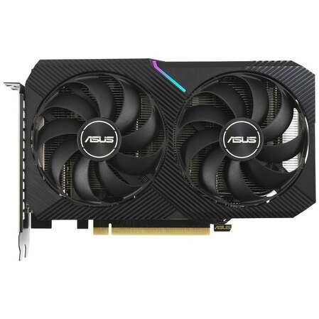 Видеокарта ASUS GeForce RTX 3060 Ti 8192Mb, Dual O8G Mini LHR (Dual-RTX3060TI-O8G-Mini-V2) 2xHDMI, 3xDP, Ret