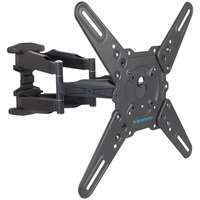 Кронштейн наклонно-поворотный Kromax ATLANTIS-45 22-65' до 45кг Vesa до 400x400 black