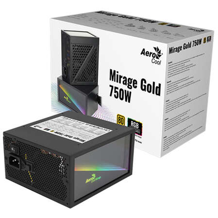 Блок питания 750W AeroCool Mirage Gold 750W Fully Modular