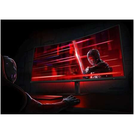 Монитор 34" Xiaomi Mi Curved Gaming Monitor G34WQi VA 3440x1440 1ms HDMI, DisplayPort