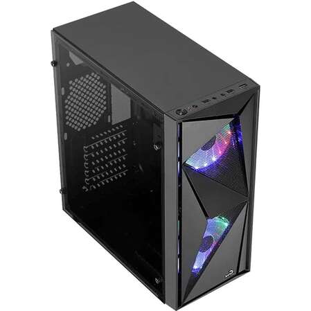 Корпус ATX Miditower AeroCool Glider Cosmo-G-BK-v1 Black