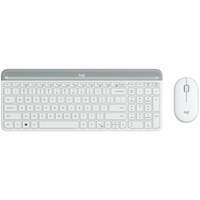 Клавиатура+мышь Logitech Wireless Combo MK470 White
