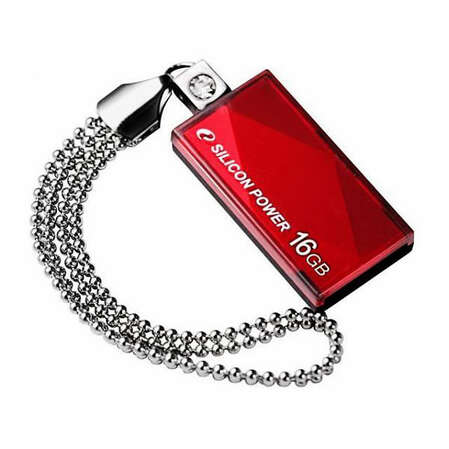 USB Flash накопитель 16GB Silicon Power Touch 810 (SP016GBUF2810V1R) USB 2.0 Красный