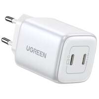 Сетевое зарядное устройство Ugreen CD294 (15327) 45W 2xType-C белое