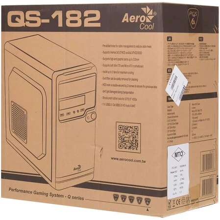 Корпус MicroATX Minitower Formula QS-182 Black