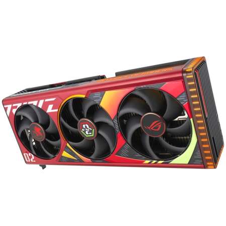 Видеокарта ASUS GeForce RTX 4090 24576Mb, Strix OC EVA-02 24G (ROG-Strix-RTX4090-O24G-EVA-02-Edition) 2xHDMI, 3xDP, Ret