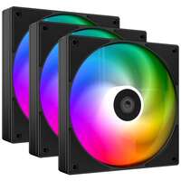 Вентилятор 120x120 ID-Cooling AS-120-ARGB-K Trio 3-Pack PWM Black Ret