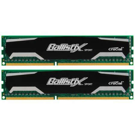 Модуль памяти DIMM 8Gb 2x4Gb KIT DDR3 PC12800 1600MHz Crucial Ballistix Sport (BLS2CP4G3D1609DS1S00CEU)