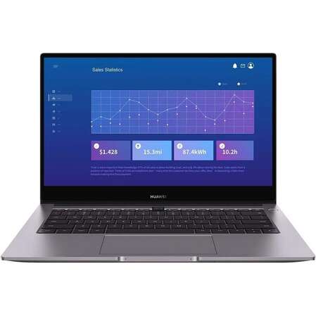 Ноутбук Huawei MateBook B3-520 BDZ-WDH9A Core i5 1135G7/8Gb/512Gb SSD/15.6" FullHD/Win10Pro Grey