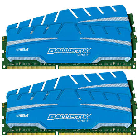 Модуль памяти DIMM 32Gb 4x8Gb KIT DDR3 PC14900 1866MHz Crucial Ballistix Sport XT (BLS4C8G3D18ADS3BEU)