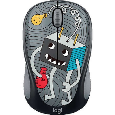 Мышь Logitech M238 Doodle Collection Lightbulb