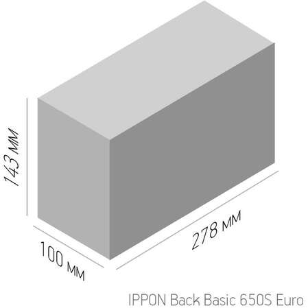 ИБП Ippon Back Basic 650S Euro