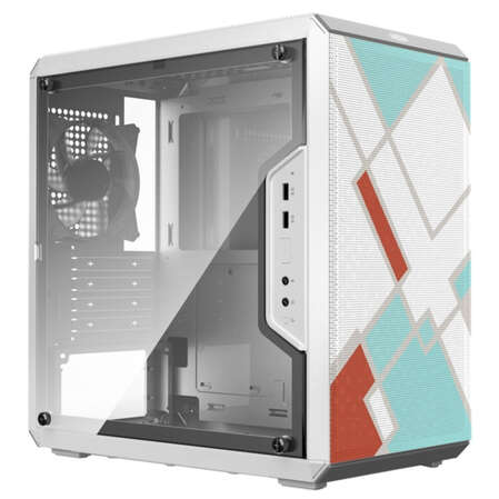 Корпус MicroATX Minitower Cooler Master MasterBox Q300L Retro MCB-Q300L-WANN-SRE White/Red/Blue