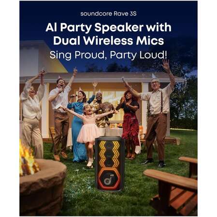 Портативная bluetooth-колонка Anker SoundCore Rave 3S Black